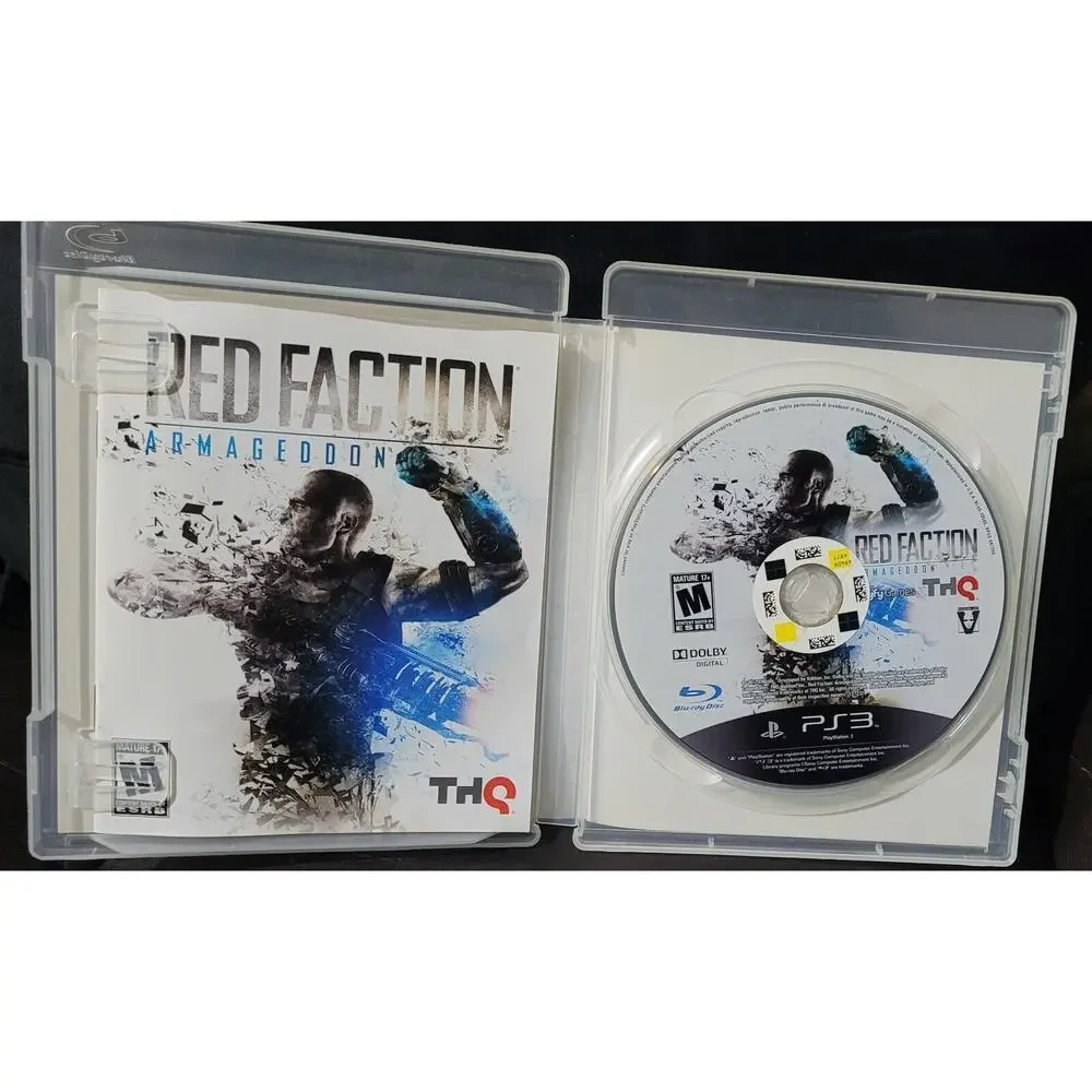Red Faction: Armageddon PS3 Game With Manual (Sony PlayStation 3, 2011)